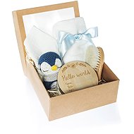 Zopa Penguin gift set with teether - Baby Health Check Kit