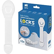 Sipo Security lock (belt) for lockers and drawers white - Child Safety Lock