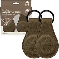 Sipo Magnetic clip 2 pcs brown - Pushchair Holder