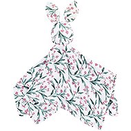 PETITE&MARS Bamboo muslin pet Hugo Pink Meadow - Baby Sleeping Toy