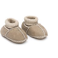 Fillikid lamb fur caps nature - Baby Booties