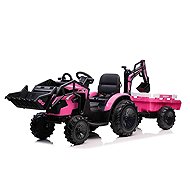 Beneo Motors Top Worker 12V pink - Children's Electric Tractor