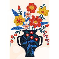 Diamond Dotz Décor Flowers in a vase - Diamond Painting