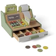 Dantoy Playful Wood Treasury 17 pieces - Toy Cash Register