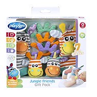 Playgro Jungle Friends Gift set - socks and bracelets - Baby Rattle