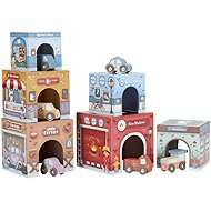Little Dutch Stacking Cubes with Cars - Picture Blocks