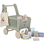 Little Dutch Shopping Trolley with Accessories - Toy Shopping Cart