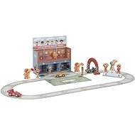 Little Dutch Race Track with accessories in a case - Slot Car Track