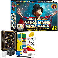 School of Magic Big Magic 25 tricks + Gift worth 250 CZK - Creative Kit