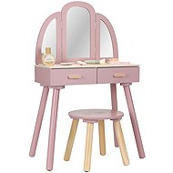 Little Dutch Dressing Table with Chair Pink - Kids' Vanity