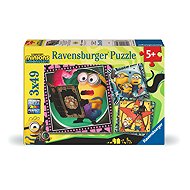 Ravensburger 120043508 Mimons 3, 3 × 49 pieces - Jigsaw Puzzle