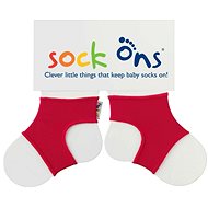 Sock Ons Baby sock covers, Bright Red 6-12 m - Leg Warmers