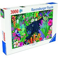 Ravensburger 120017486 Panther in the flowering jungle - Jigsaw Puzzle