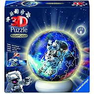 Ravensburger 120080589 Puzzle-Ball Astronauts in Space (Night Edition) - 3D Puzzle