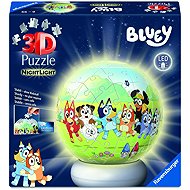 Ravensburger 120080602 Puzzle-Ball Bluey (Night Edition) - 3D Puzzle