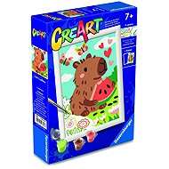Ravensburger 120233077 CreArt Kapybara - Painting by Numbers