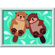 Ravensburger 120232490 CreArt Otter Harmony - Painting by Numbers