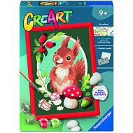 Ravensburger 120232650 CreArt Cute squirrel with plaster mould - Painting by Numbers