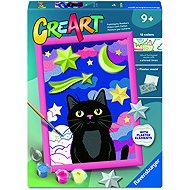 Ravensburger 120232667 CreArt Black cat with plaster mould - Painting by Numbers