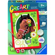 Ravensburger 120232674 CreArt Racehorse with plaster mould - Painting by Numbers