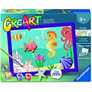 Ravensburger 120232681 CreArt Seahorse with plaster mould - Painting by Numbers