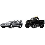 Hot Wheels Car Culture Back to the Future Time Machine & 1987 Toyota Pickup - Hot Wheels