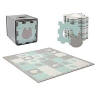 Kinderkraft Select habszivacs puzzle szőnyeg Luno 185 × 165 cm Mint 30 db - Habszivacs puzzle