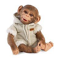 Guca 989 Reborn Monkey - realistic baby monkey with soft fabric body - 32 cm - Doll