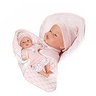 Antonio Juan 14365 Bimba - winking baby with sounds and soft fabric body - 37 cm - Doll