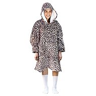 Cozy Noxxiez Leopard - warm TV sweatshirt blanket for teens and adults - Wearable Blanket