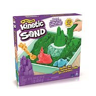 Kinetic Sand Folyékony homok alátéttel, zöld - Kinetikus homok