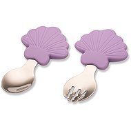 Citron Training Spoon and Fork Mermaid - Children's Cutlery