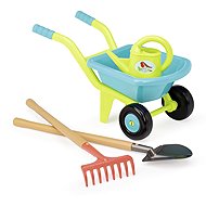 Ecoiffier Deluxe Wheelbarrow with 2 wheels and accessories - Children's Wheelbarrow