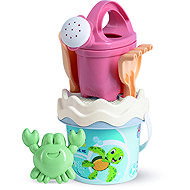 Androni Recycling Pastel Ocean with teapot - Sand Tool Kit