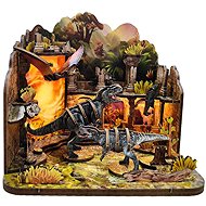 Dvěděti Miniature House Dinosaur Castle - Craft for Kids