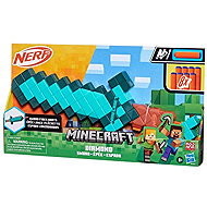 Nerf Minecraft Diamond Pickaxe - Nerf Gun