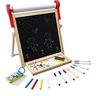 Teddies Double-sided board with paper roll 33 × 33 cm - Magnetic Board