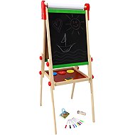 Teddies Double-sided board with paper roll 35 × 43 cm - Magnetic Board