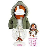 Llorens M844-65 outfit for baby New Born size 43-45 cm - Toy Doll Dress