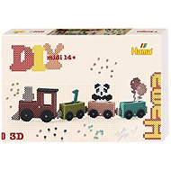 Hama Art 3D Birthday Train midi - Perler Beads