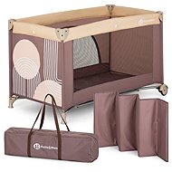 PETITE&MARS Nyja Elegant Dreamlines Mocha - Travel Bed