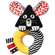 BabyOno Mouse plush - Baby Rattle