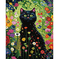 Diamond Dotz Kočka v zahradě - Diamond Painting