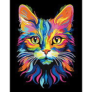 Diamond Dotz Neon Kočka - Diamond Painting