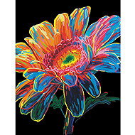 Diamond Dotz Neon Gerbera - Diamond Painting