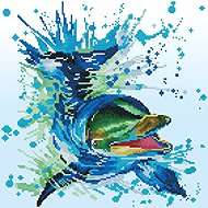 Diamond Dotz Dolphin - Diamond Painting