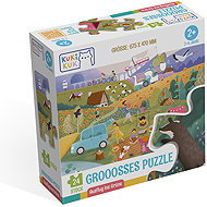 KukiKuk Véééliké puzzle Na cestách - Jigsaw Puzzle