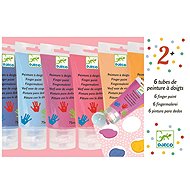 Djeco Pastel colours in a tube - Fingerpaints