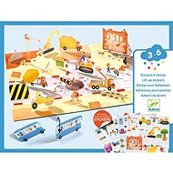 Djeco Movable 3D Cars - Kids Stickers