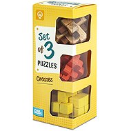 Set of 3 Puzzles - Crosses - Brain Teaser